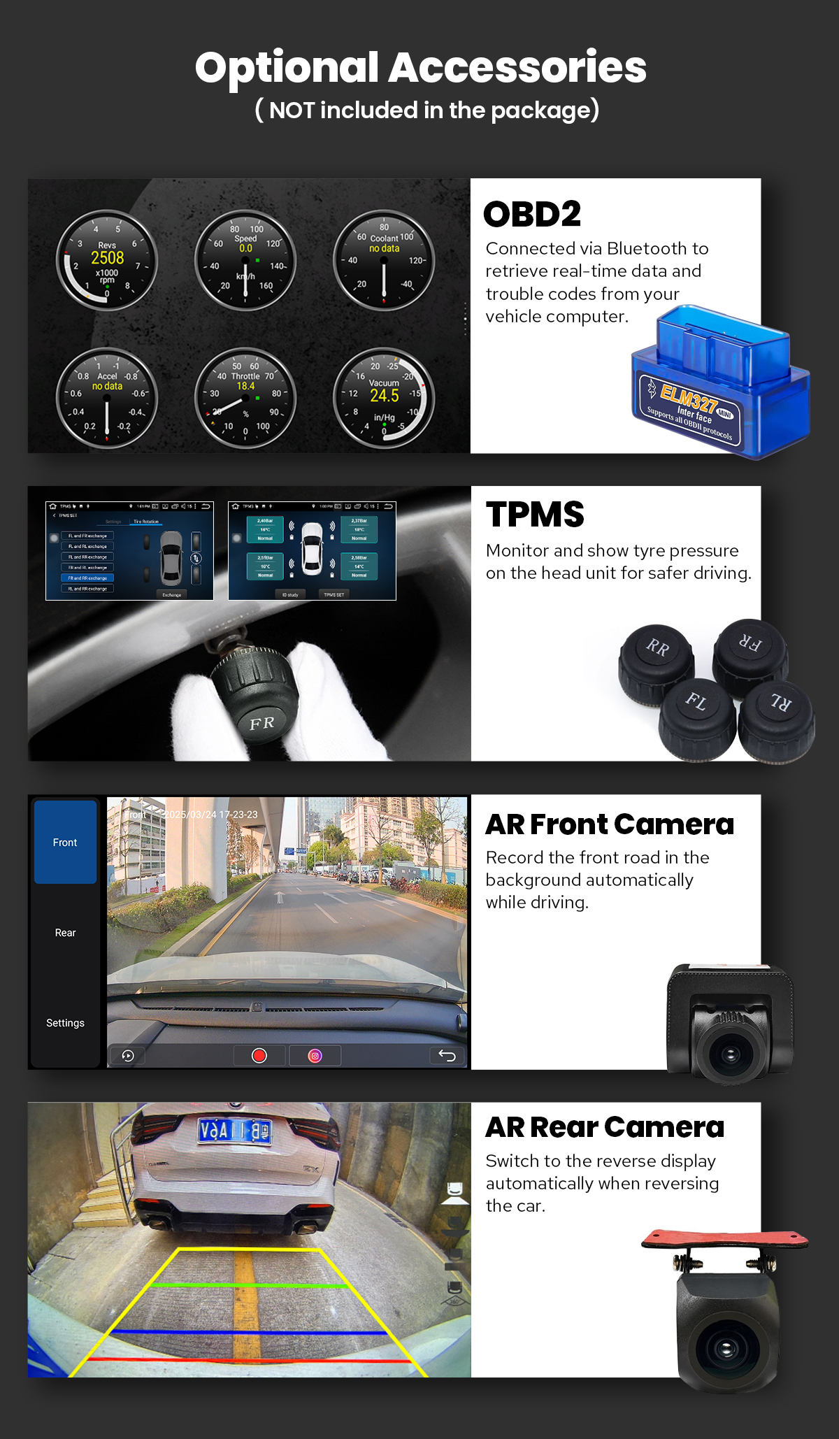  JOYING Android 13 Car Radio Headunit for 2005-2015 Toyota Tacoma Plug and Play